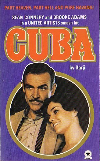 Karji   CUBA (Sean Connery) front book cover image