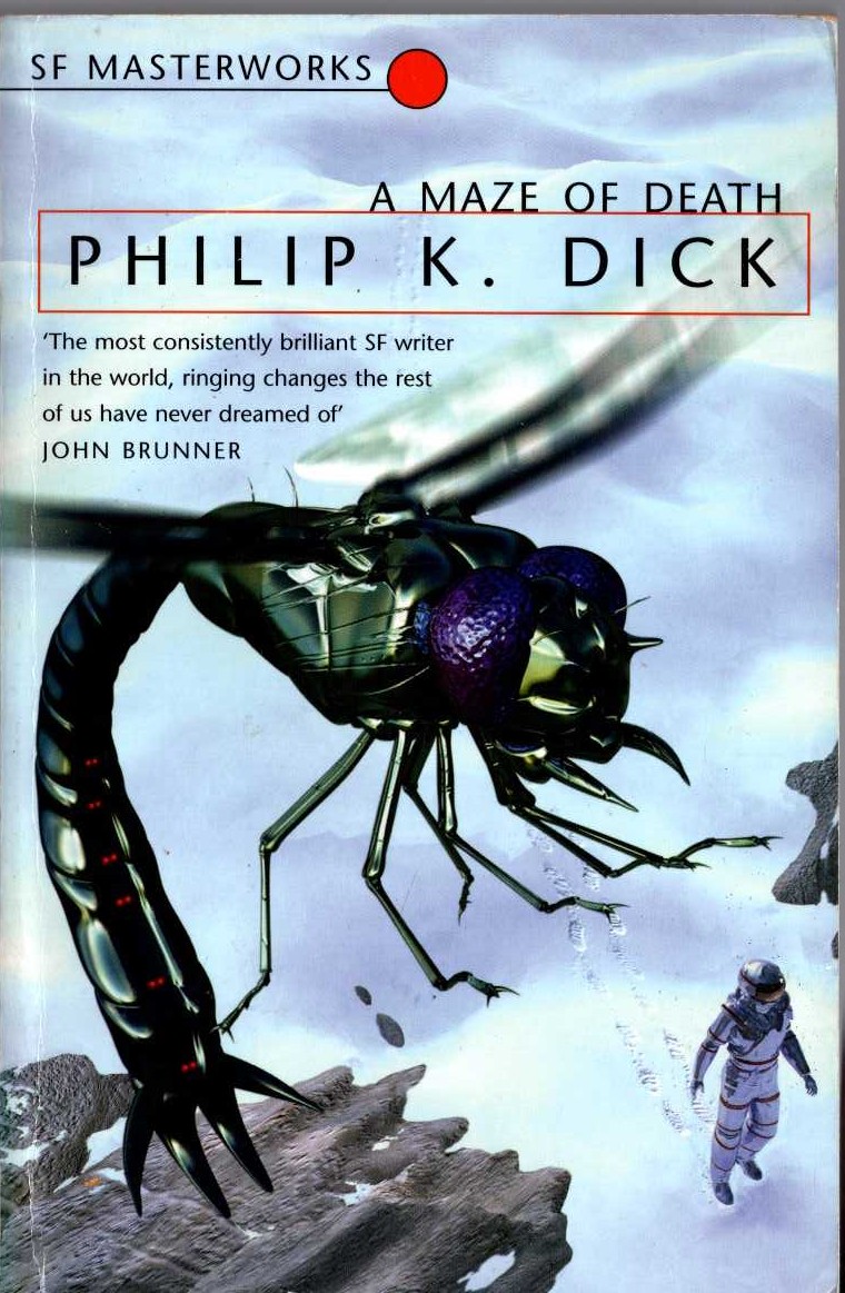 Philip K. Dick  A MAZE OF DEATH front book cover image