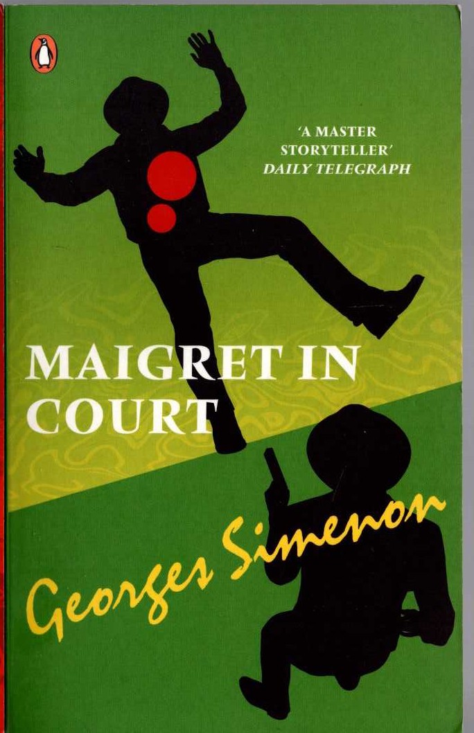Georges Simenon  MAIGRET IN COURT front book cover image