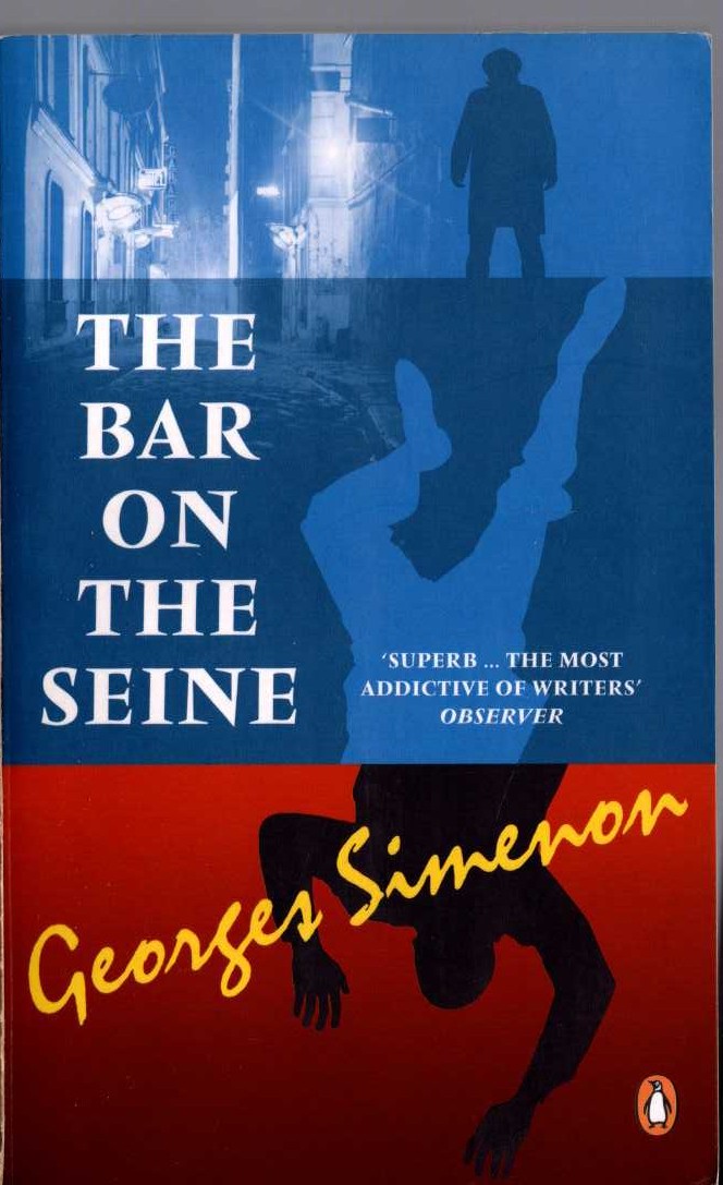 Georges Simenon  THE BAR ON THE SEINE front book cover image