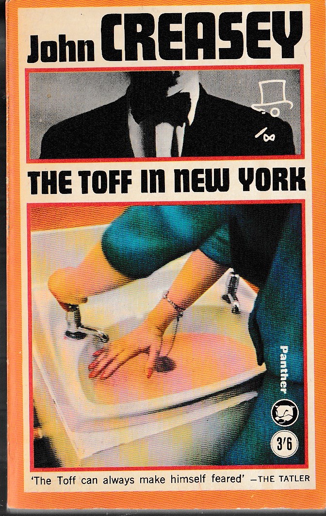 John Creasey  THE TOFF IN NEW YORK front book cover image