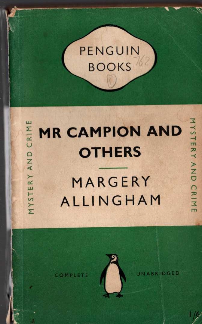 Margery Allingham  MR CAMPION AND OTHERS front book cover image