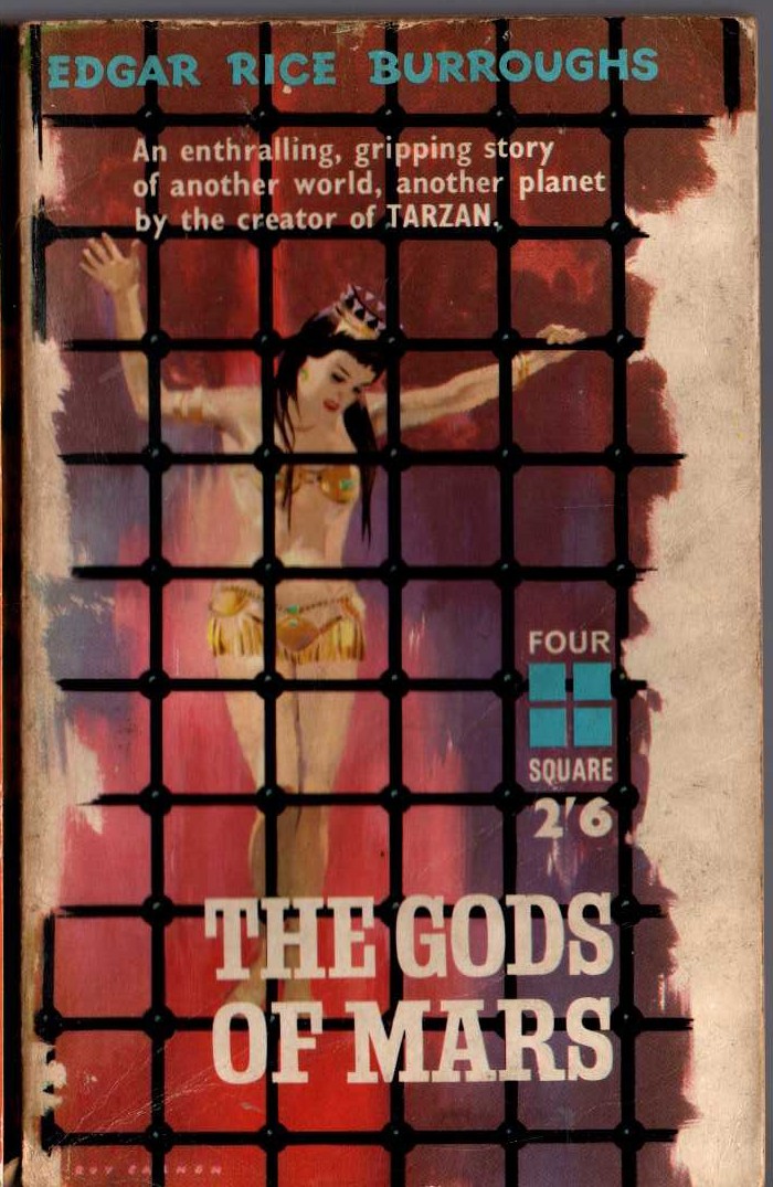 Edgar Rice Burroughs  THE GODS OF MARS front book cover image
