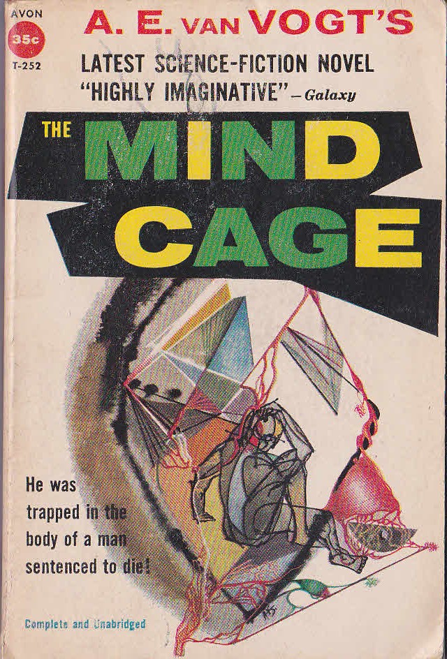 A.E. van Vogt  THE MIND CAGE front book cover image