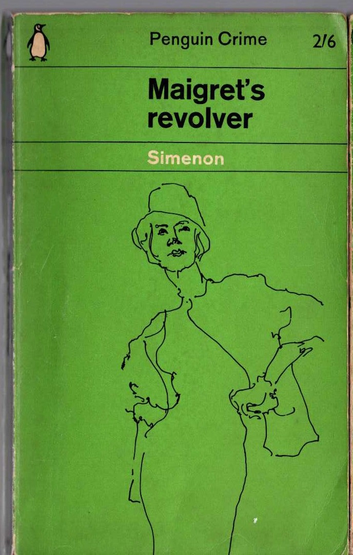 Georges Simenon  MAIGRET'S REVOLVER front book cover image