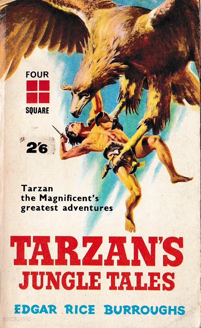 Edgar Rice Burroughs  TARZAN'S JUNGLE TALES front book cover image