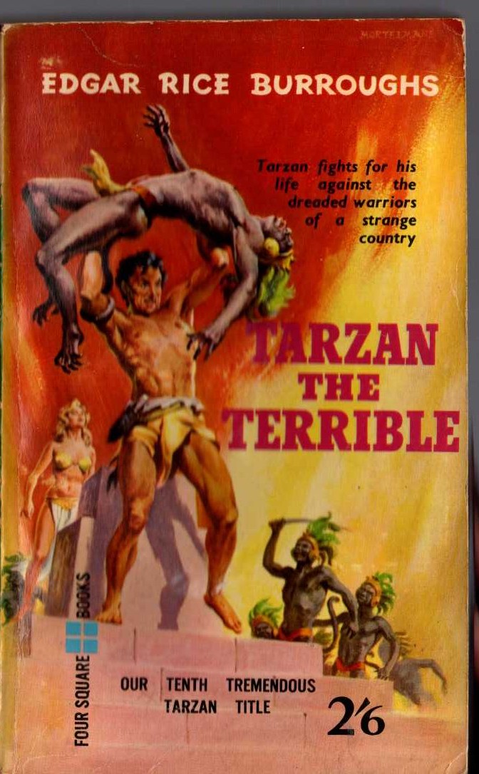 Edgar Rice Burroughs  TARZAN THE TERRIBLE front book cover image