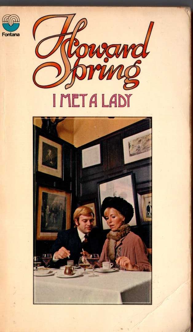Howard Spring  I-MET A LADY front book cover image