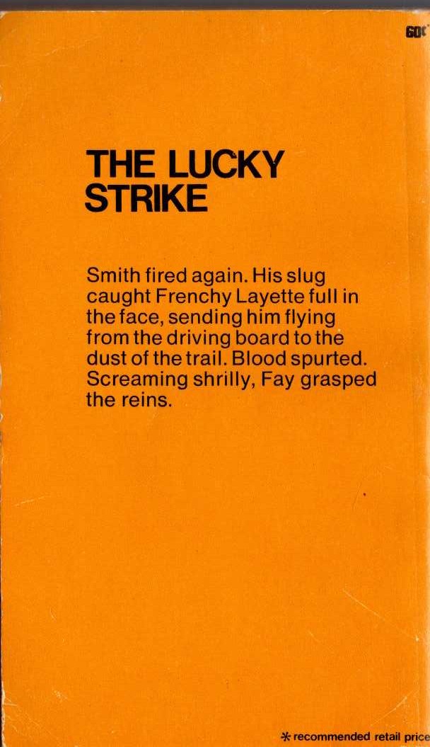 Dawson Kennedy  THE LUCKY STRIKE magnified rear book cover image