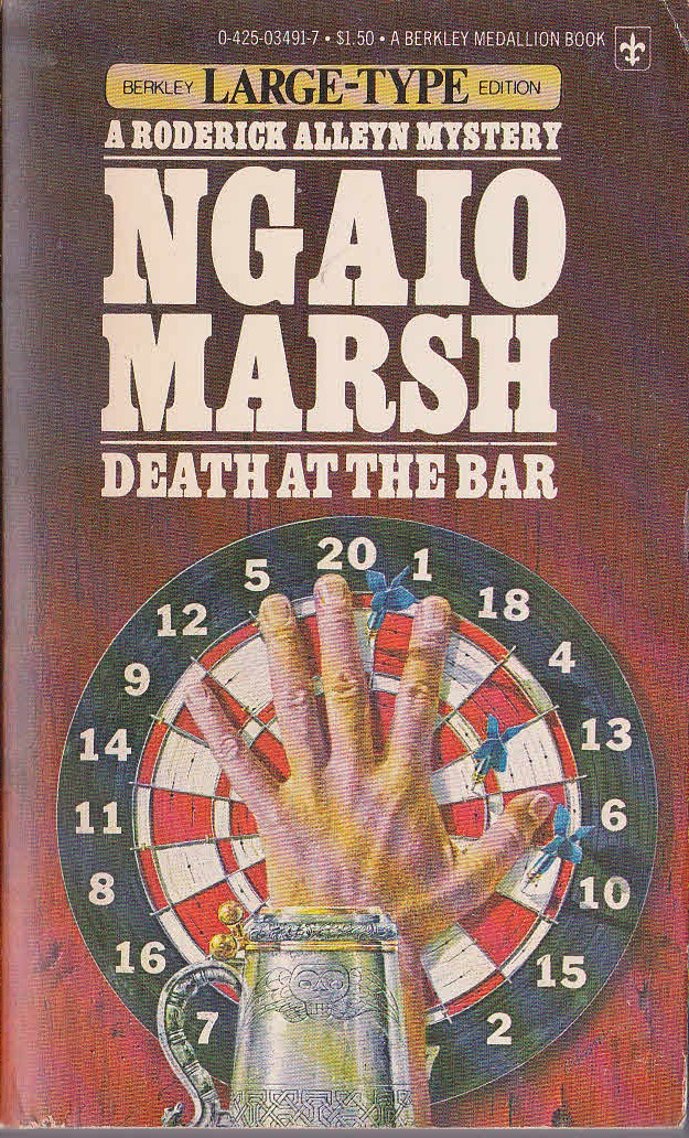 Ngaio Marsh  DEATH AT THE BAR front book cover image
