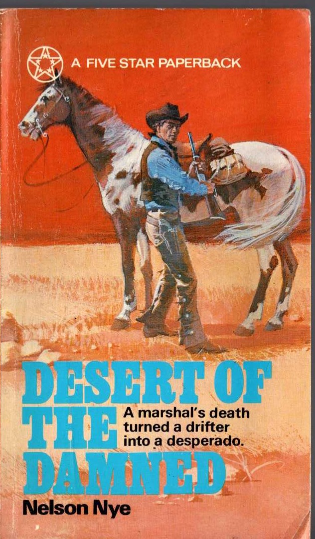 Nelson Nye  DESERT OF THE DAMNED front book cover image