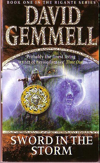 David Gemmell  SWORD IN THE STORM front book cover image