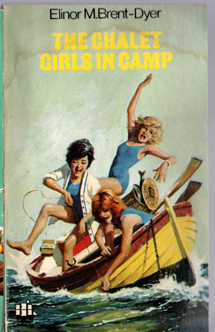 Elinor M. Brent-Dyer  THE CHALET GIRLS IN CAMP front book cover image