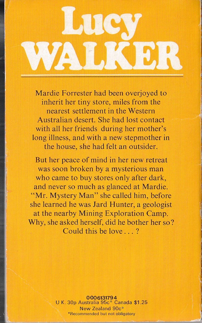 Lucy Walker  GIRL ALONE magnified rear book cover image