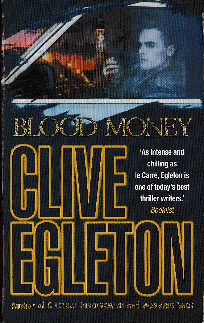 Clive Egleton  BLOOD MONEY front book cover image