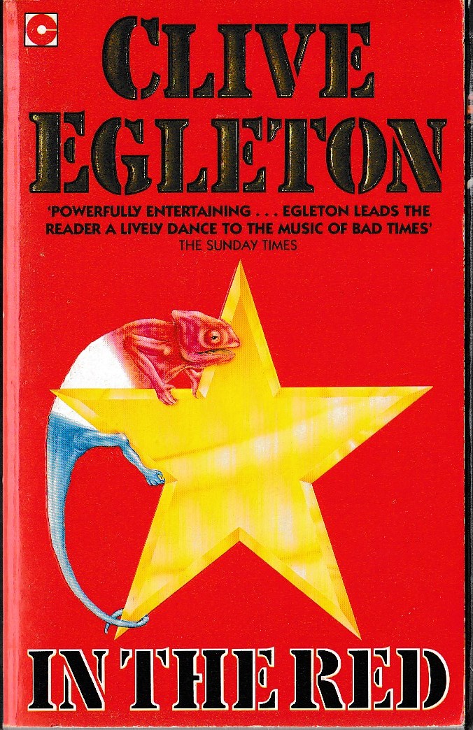 Clive Egleton  IN THE RED front book cover image