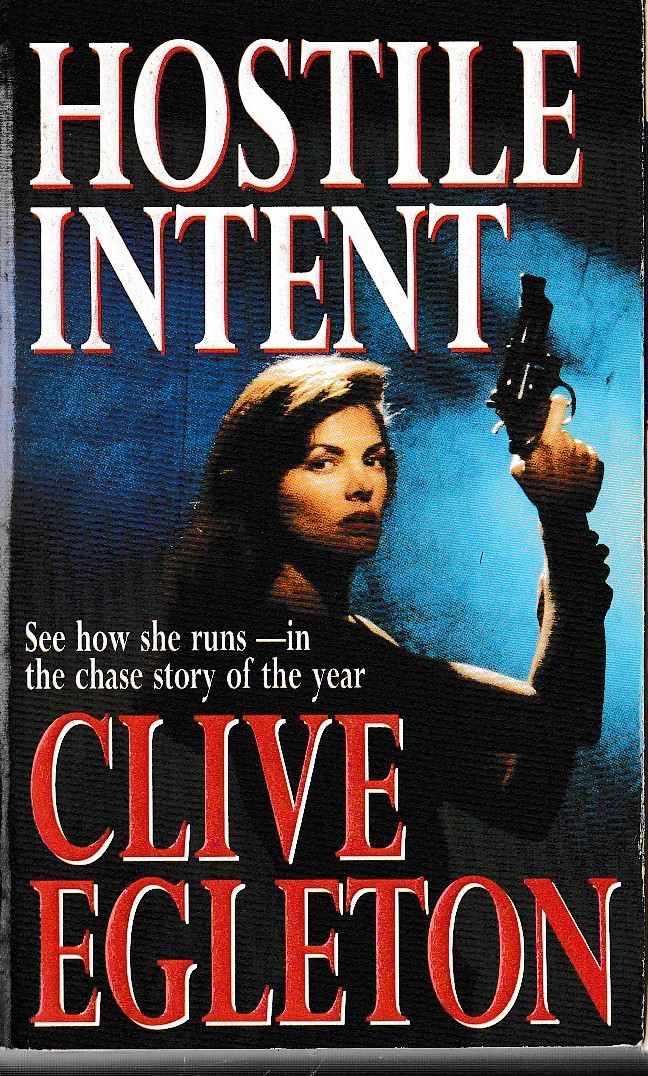 Clive Egleton  HOSTILE INTENT front book cover image