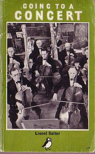 Lionel Salter  GOING TO A CONCERT front book cover image