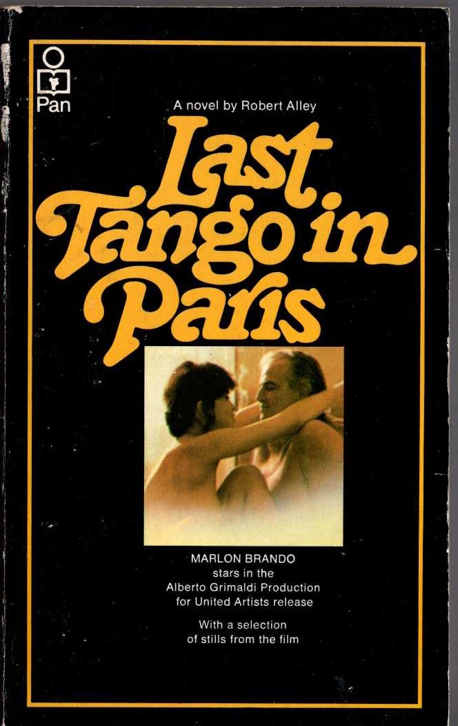 Robert Alley  LAST TANGO IN PARIS (Marlon Brando) front book cover image