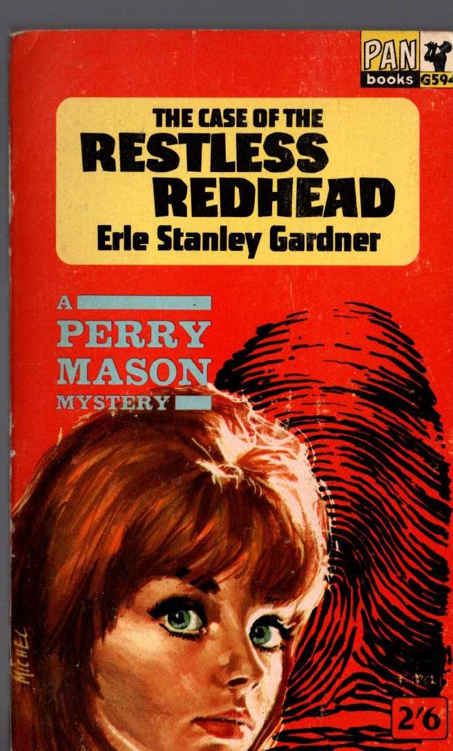 Erle Stanley Gardner  THE CASE OF THE RESTLESS REDHEAD front book cover image