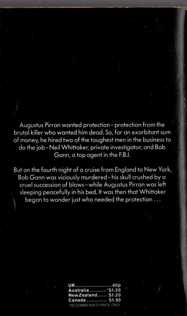 Gordon Ashe  THE MAN WHO STAYED ALIVE magnified rear book cover image