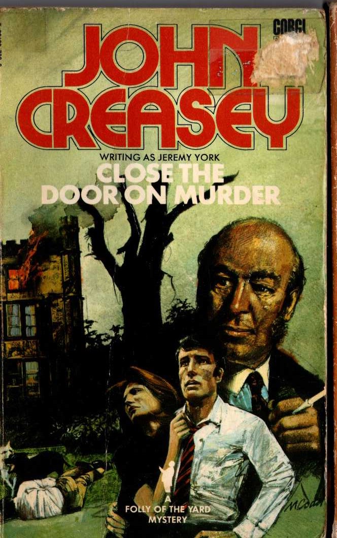 Jeremy York  CLOSE THE DOOR ON MURDER front book cover image