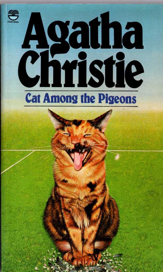 Agatha Christie  CAT AMONG THE PIGEONS front book cover image