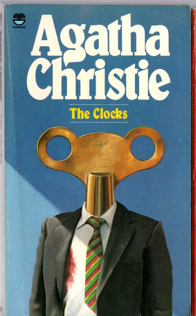 Agatha Christie  THE CLOCKS front book cover image