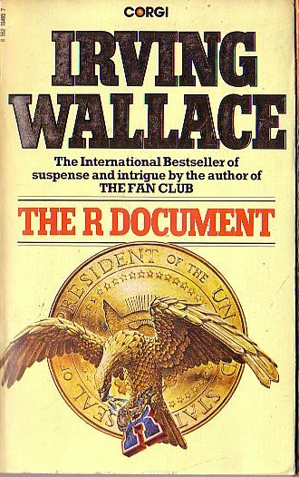 Irving Wallace  THE R DOCUMENT front book cover image