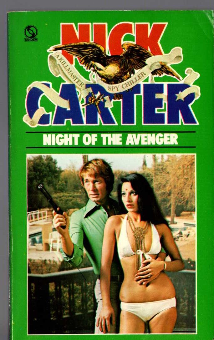 Nick Carter  NIGHT OF THE AVENGER front book cover image