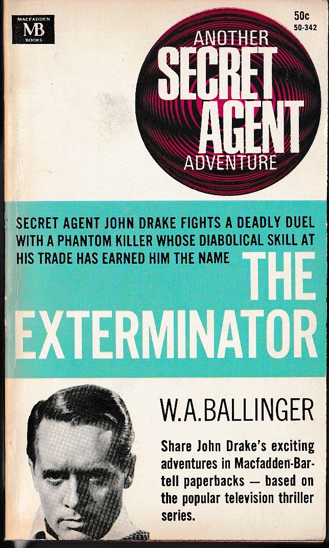 W.A. Ballinger  THE EXTERMINATOR (Another Secret Agent Adventure) front book cover image