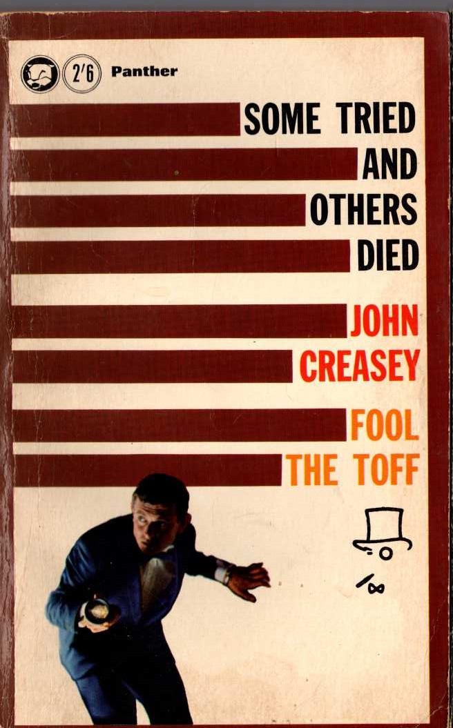 John Creasey  FOOL THE TOFF front book cover image