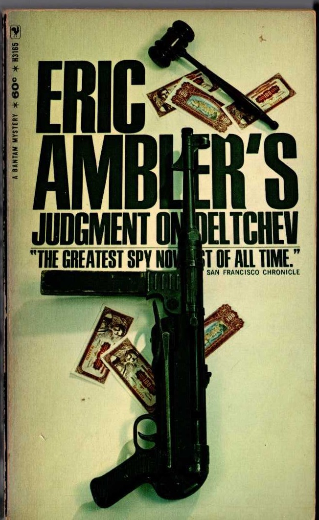 Eric Ambler  JUDGMENT ON DELTCHEV front book cover image