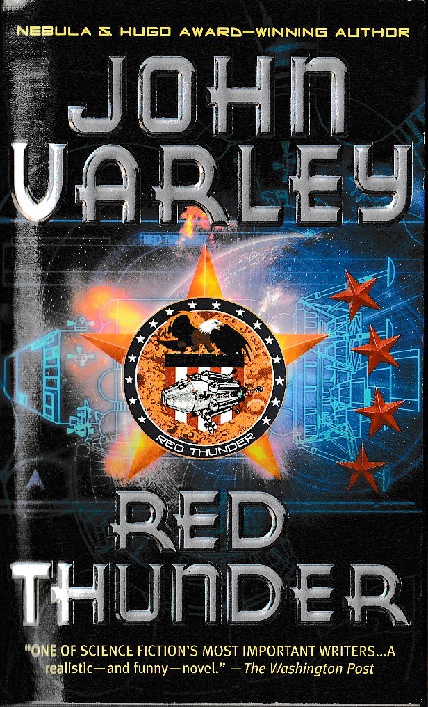 John Varley  RED THUNDER front book cover image