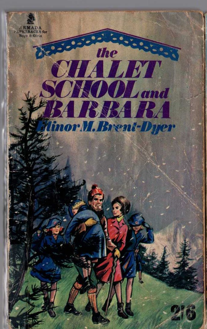 Elinor M. Brent-Dyer  THE CHALET SCHOOL AND BARBARA front book cover image