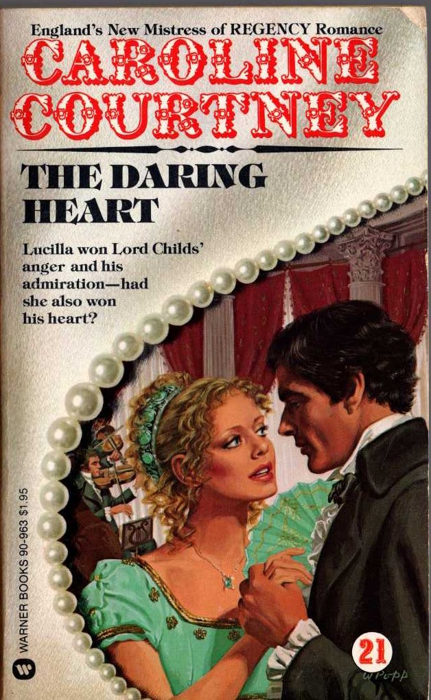 Caroline Courtney  THE DARING HEART front book cover image