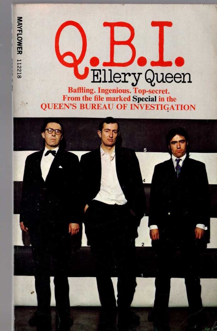 Ellery Queen  QBI. Queen's Bureau of Investigation front book cover image