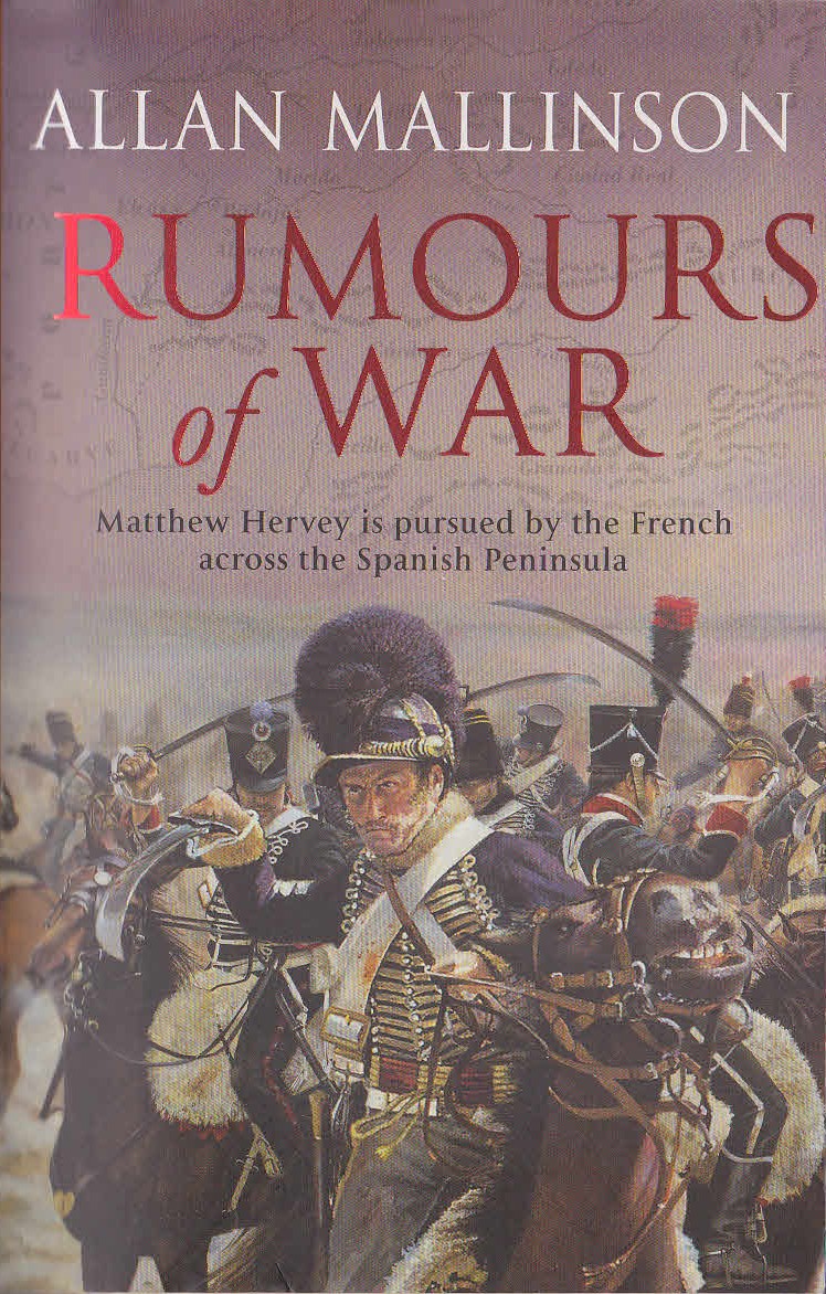 Allan Mallinson  RUMOURS OF WAR front book cover image