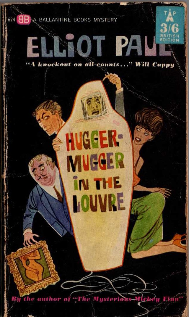 Elliot Paul  HUGGER-MUGGER IN THE LOUVRE front book cover image
