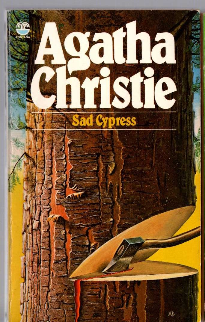 Agatha Christie  SAD CYPRESS front book cover image