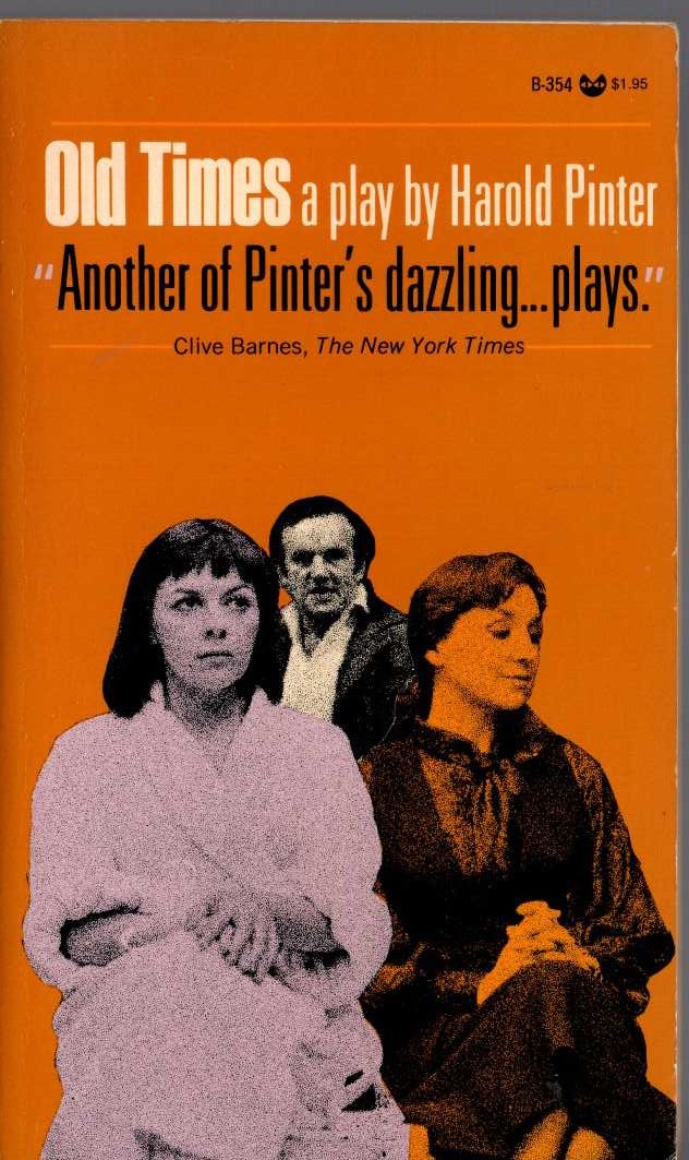 Harold Pinter  OLD TIMES front book cover image