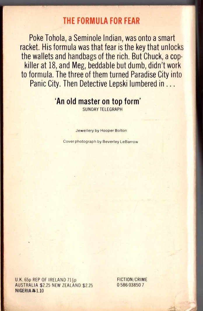 James Hadley Chase  WANT TO STAY ALIVE? magnified rear book cover image