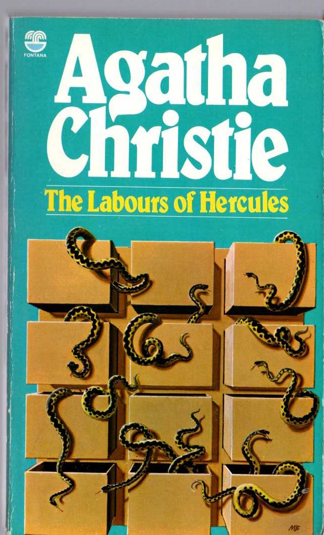 Agatha Christie  THE LABOURS OF HERCULE front book cover image