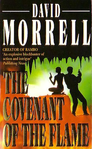David Morrell  THE COVENANT OF THE FLAME front book cover image
