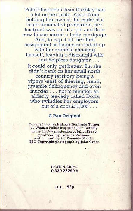 Mollie Hardwick  JULIET BRAVO 1 (BBC-TV) magnified rear book cover image