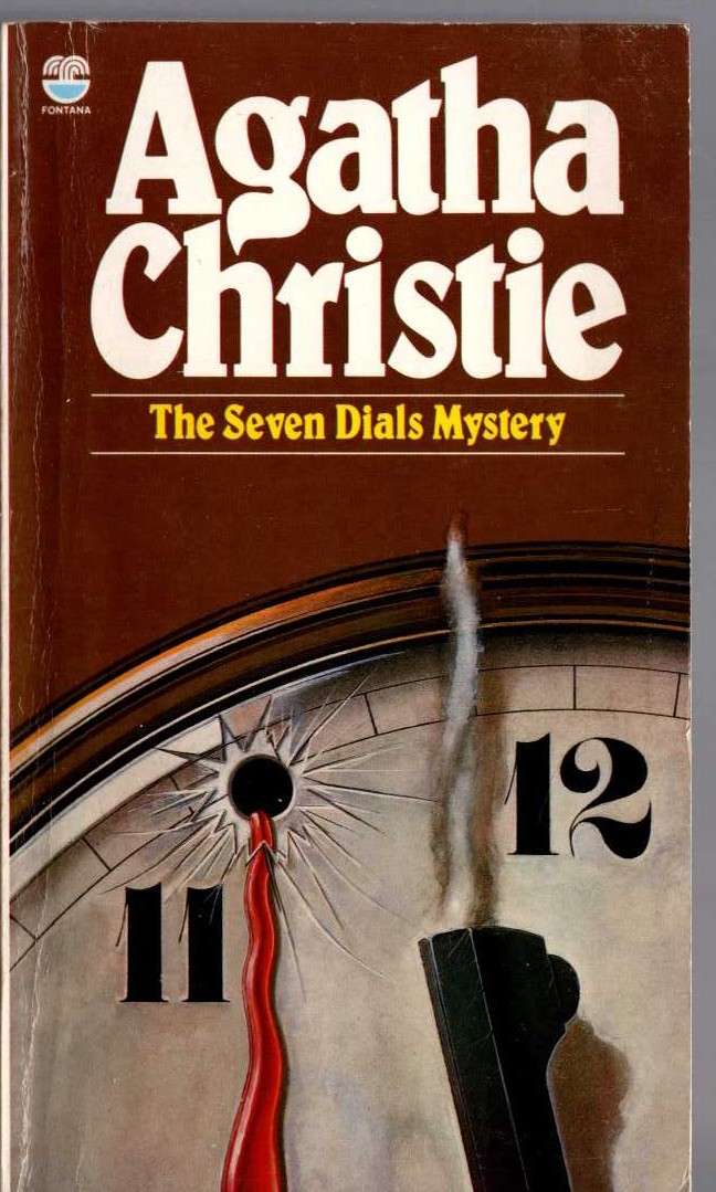 Agatha Christie  THE SEVEN DIALS MYSTERY front book cover image