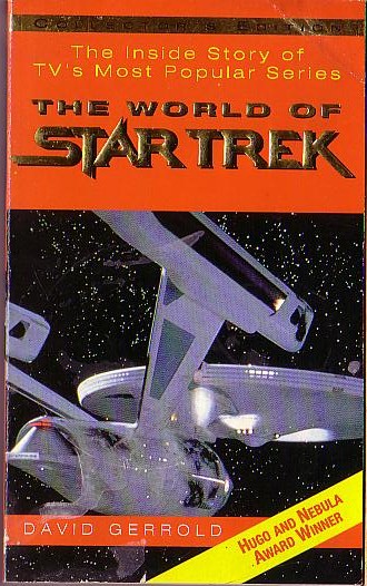Gene Roddenberry  THE WORLD OF STAR TREK (Collector's edition) front book cover image