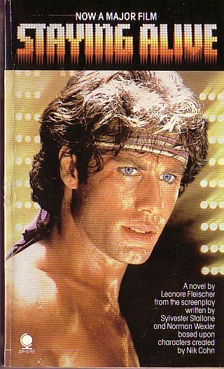 Leonore Fleischer  STAYING ALIVE (John Travolta) front book cover image