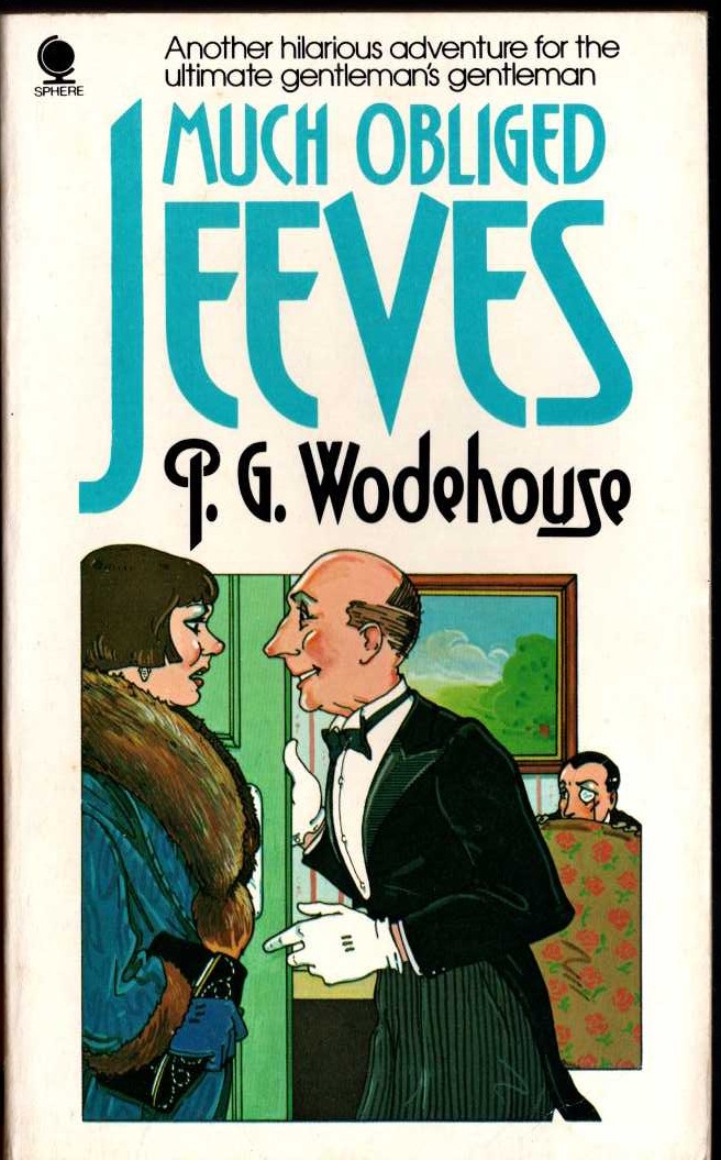 P.G. Wodehouse  MUCH OBLIGED, JEEVES front book cover image