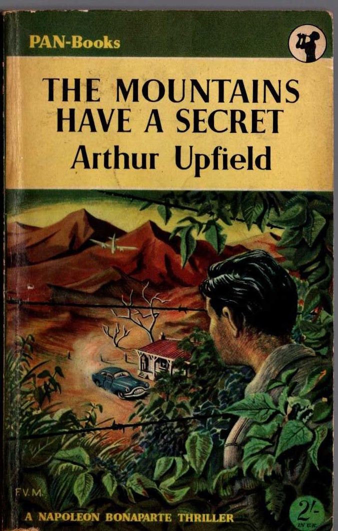 Arthur Upfield  THE MOUNTAINS HAVE A SECRET front book cover image